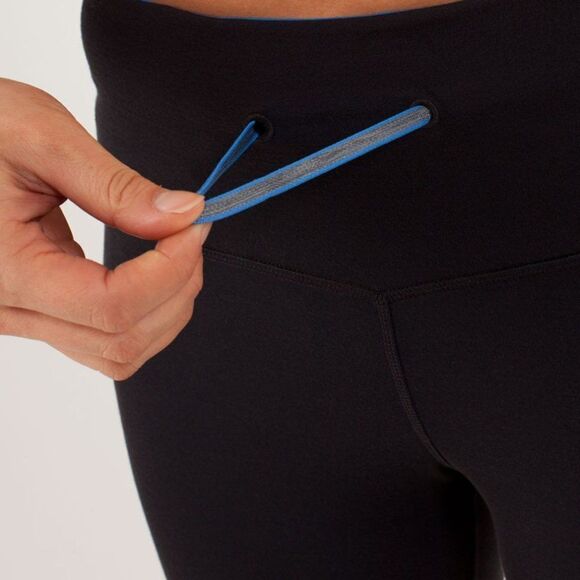 Lululemon Run: Runder Under Pant Beaming Blue / Black - Picture 8 of 12